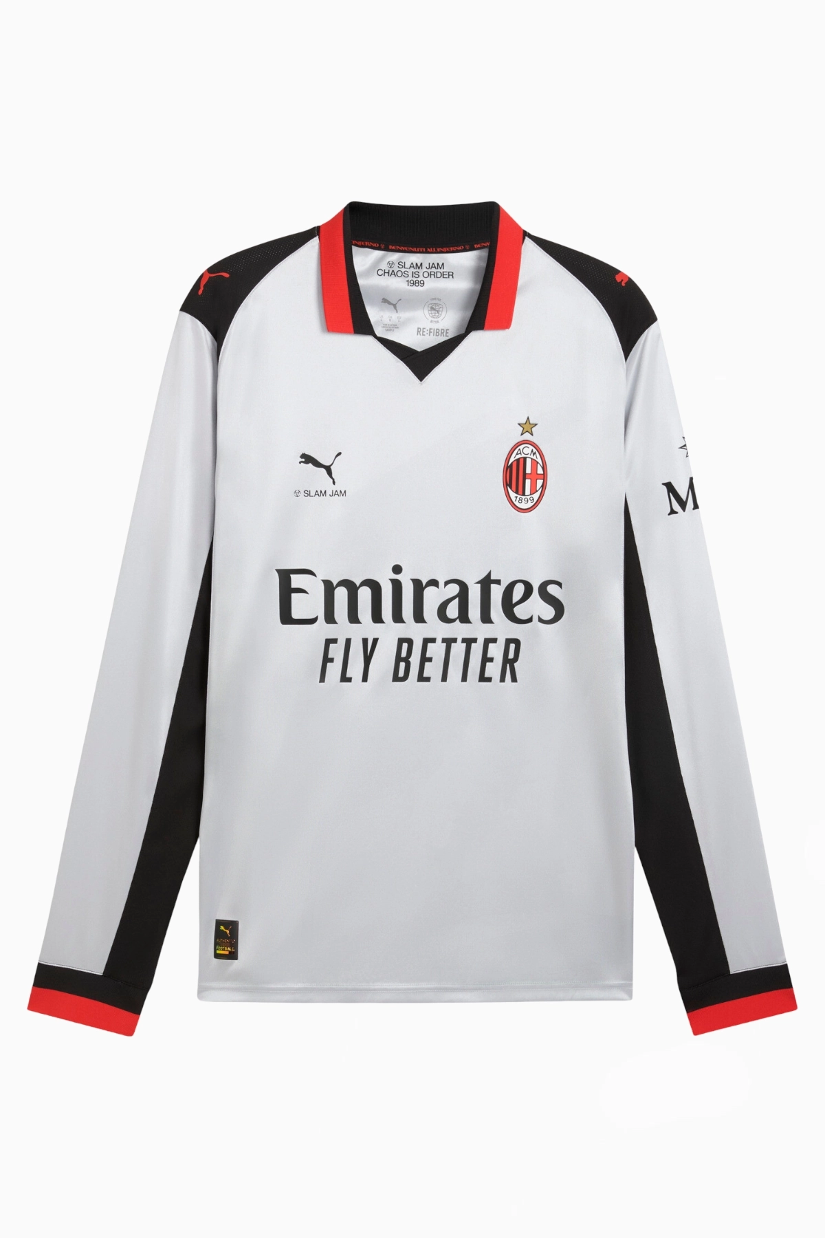 Koszulka z długim rękawem Puma AC Milan x Slam Jam 25/26 Replica - Szary
