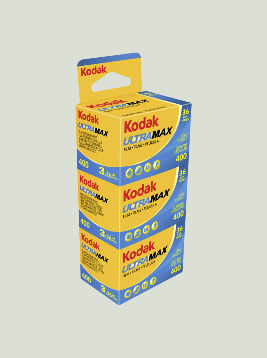 Film 135 Ultramax 400-36x3 KODAK - zestaw 3 filmów
