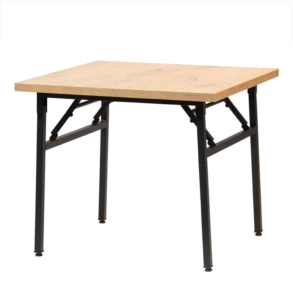 Składany Stolik 80×80 cm – dąb Lancelot