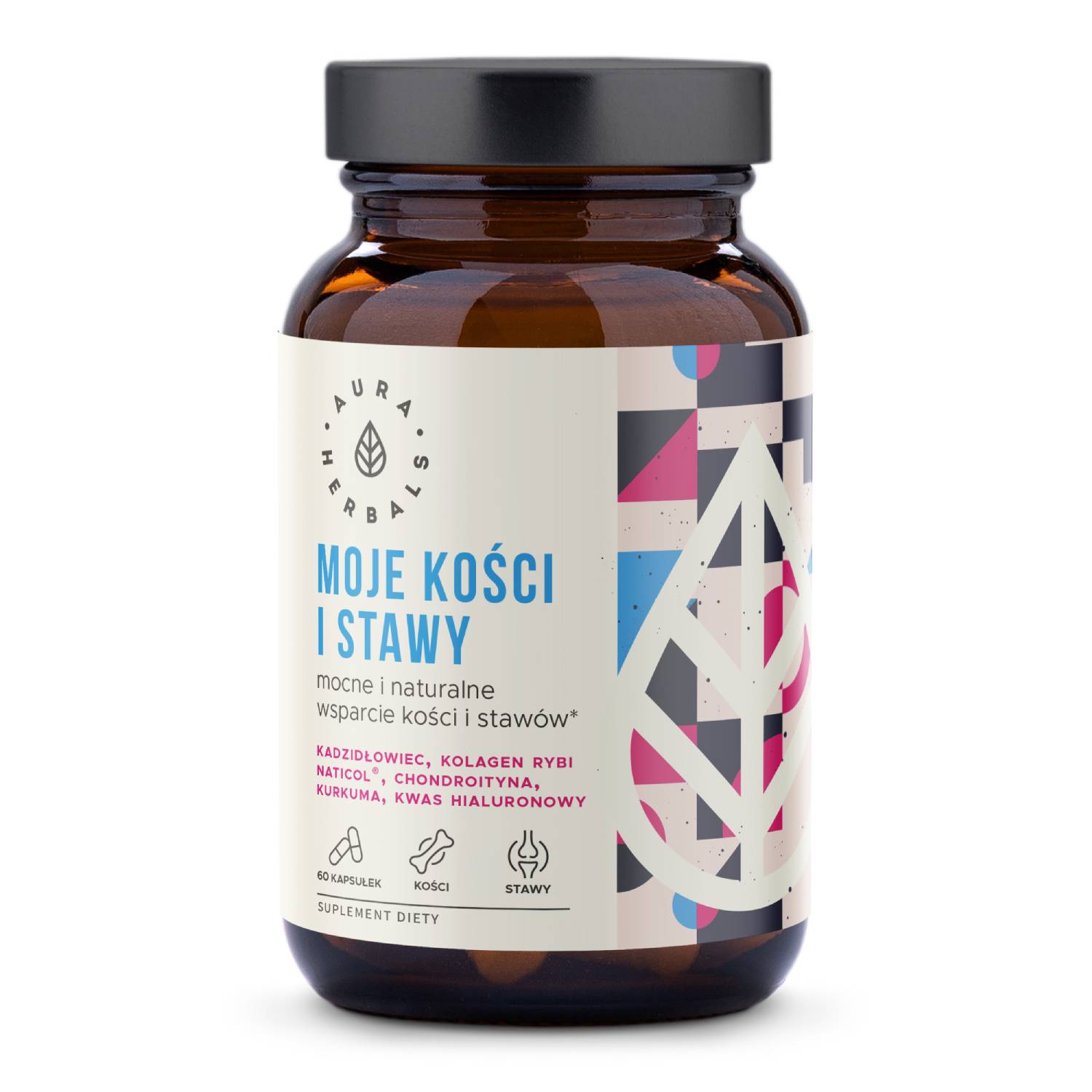 Aura herbals kości i stawy, 60 kapsułek