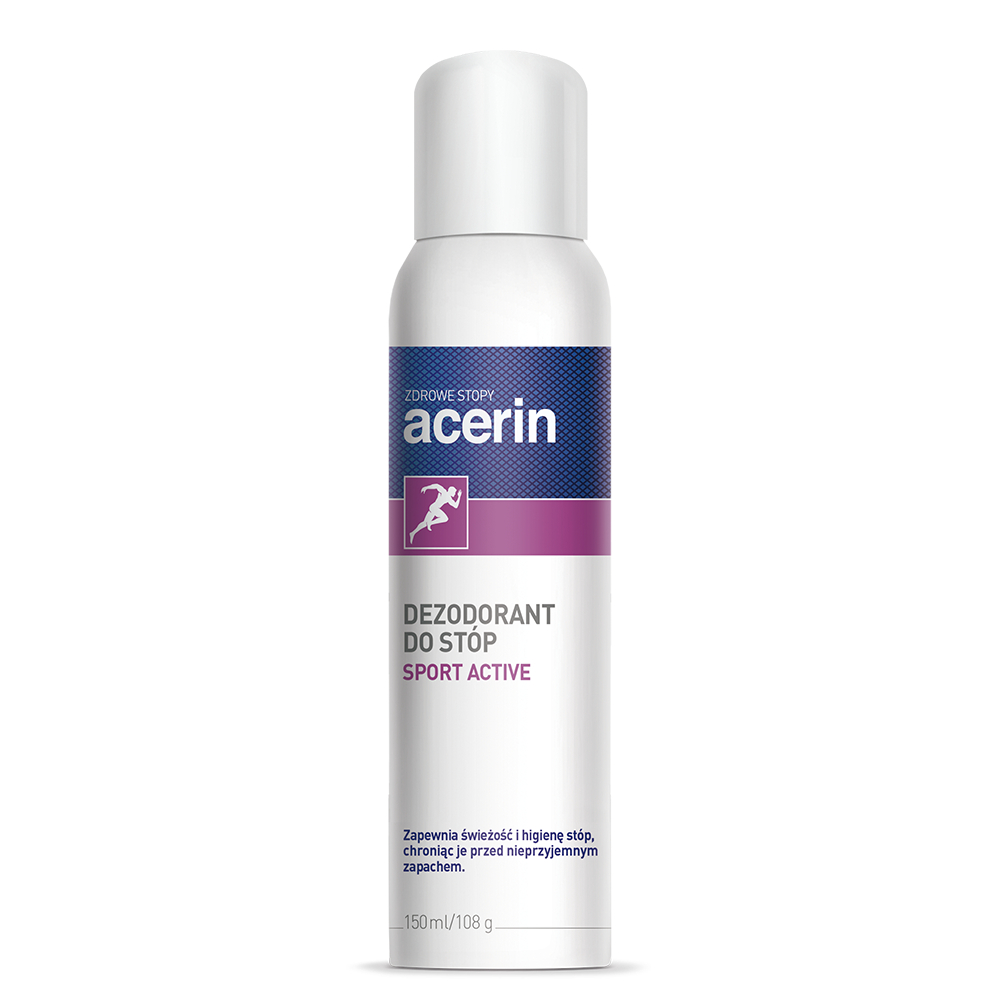 Acerin sport active 2 w 1 - dezodorant do stóp, 150 ml