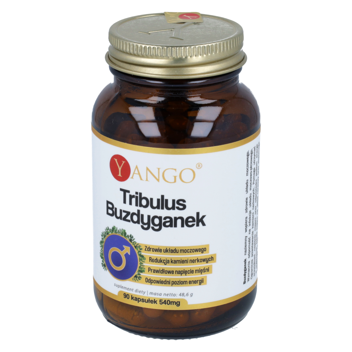 Yango tribulus (buzdyganek), 90 kapsułek