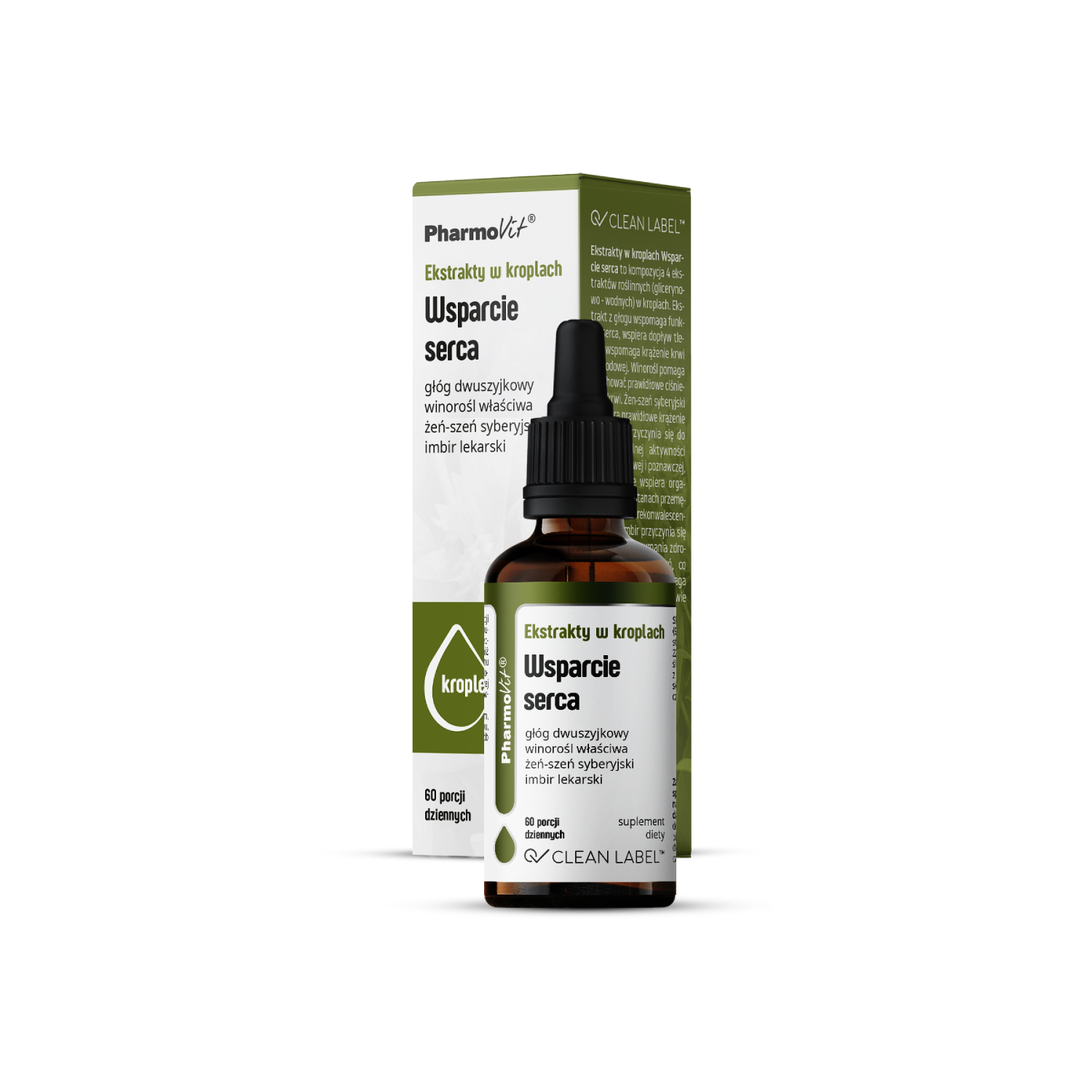 Pharmovit ekstrakty w kroplach wsparcie serca, 30 ml