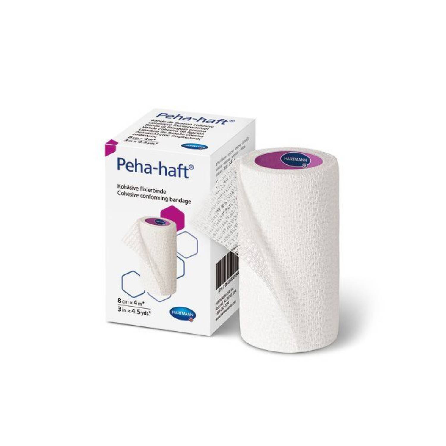 Peha-haft - kohezyjna opaska podtrzymująca 8 cm x 4 m, 1 sztuka