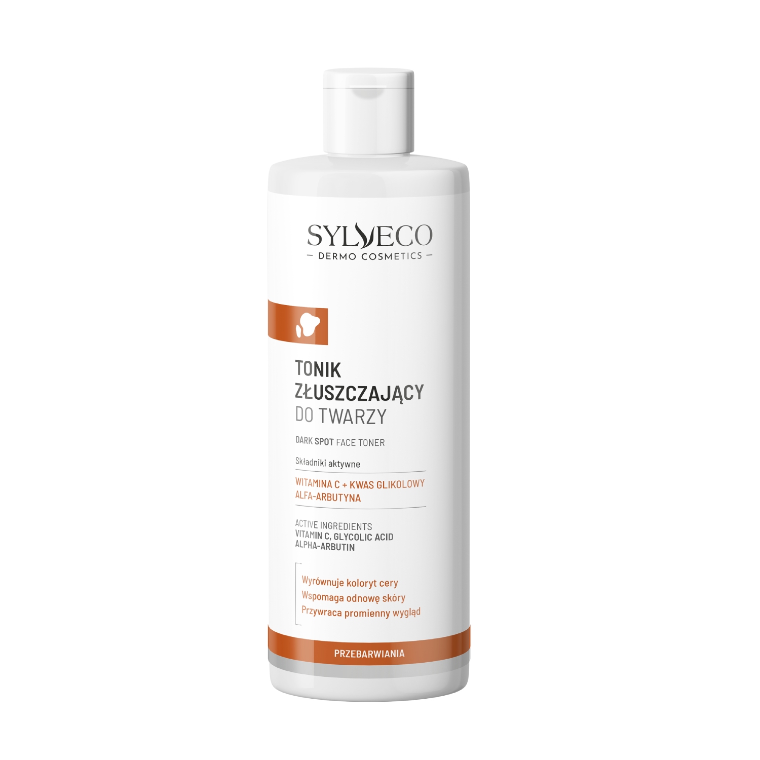 Sylveco dermo przebarwienia, tonik złuszczający do twarzy, 200 ml (data ważności: 30.06.2026)