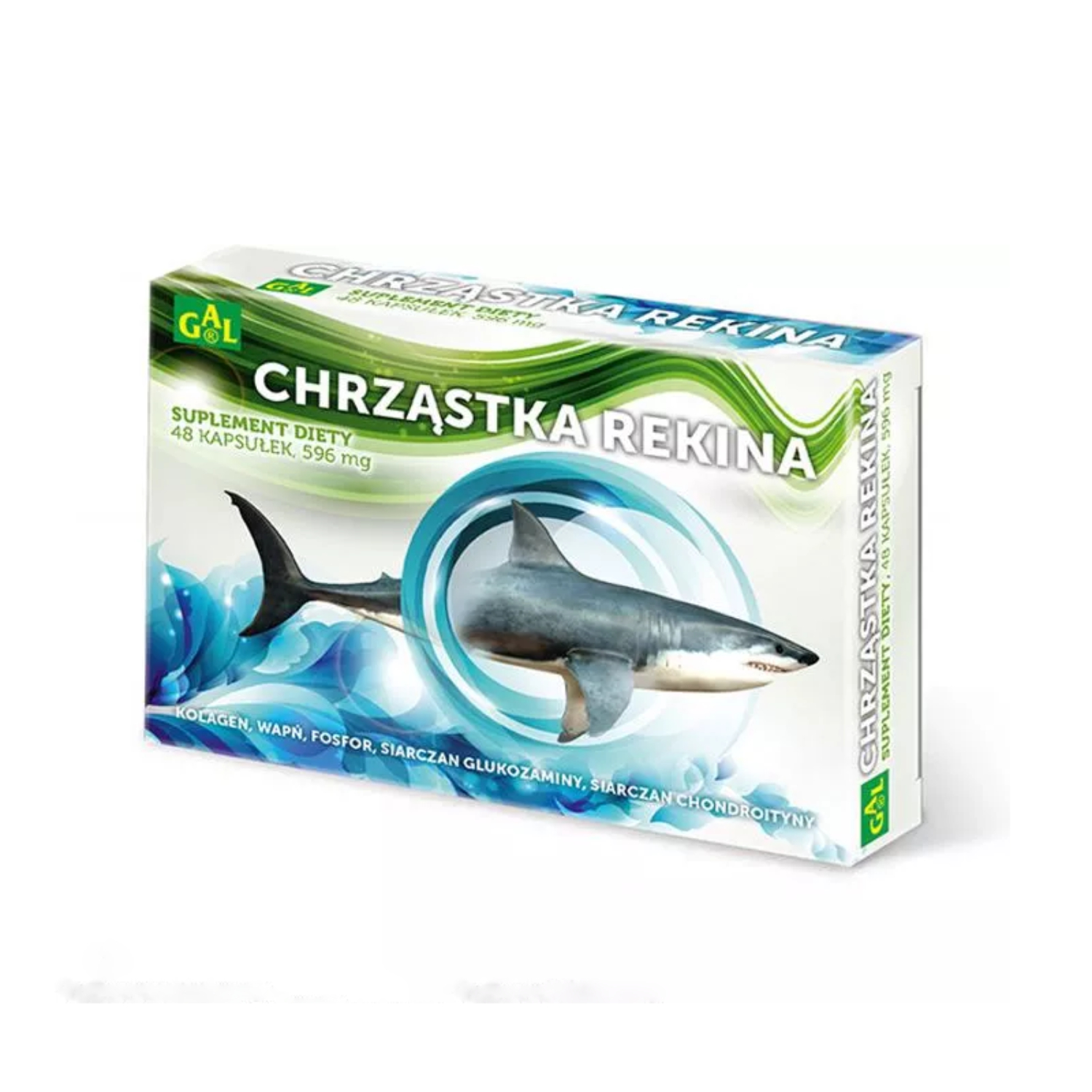 Gal chrząstka rekina, 48 kapsułek