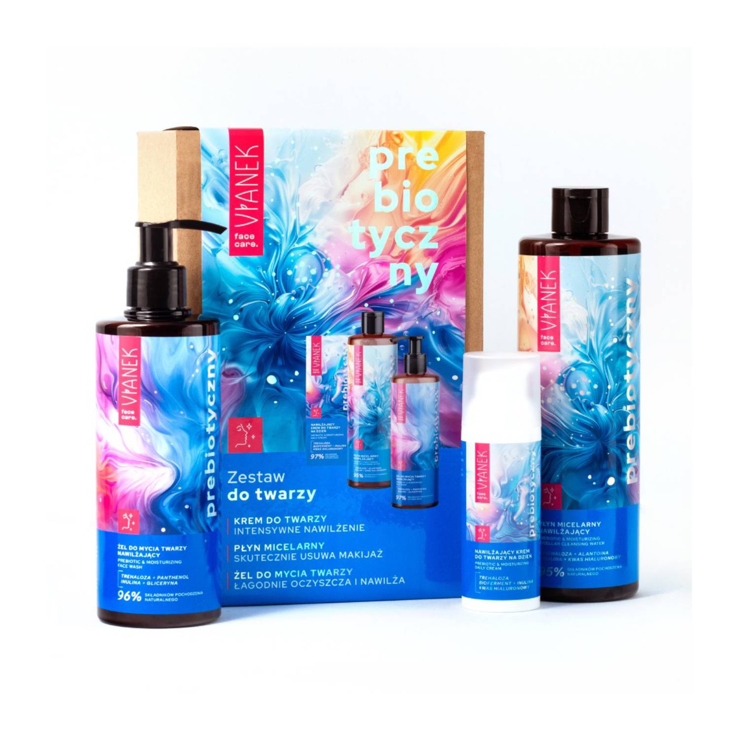 Vianek - zestaw prebiotyczny do twarzy, 1 komplet
