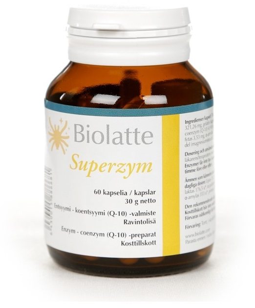 Biolatte superzym, 60 kapsułek