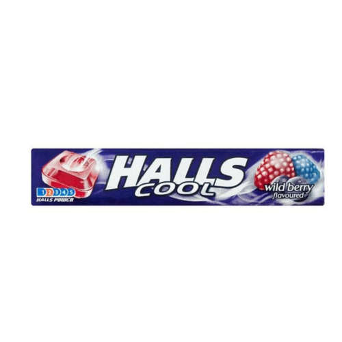 Halls cool wild berry - cukierki o smaku owoców leśnych, 33,5 g, 9 sztuk
