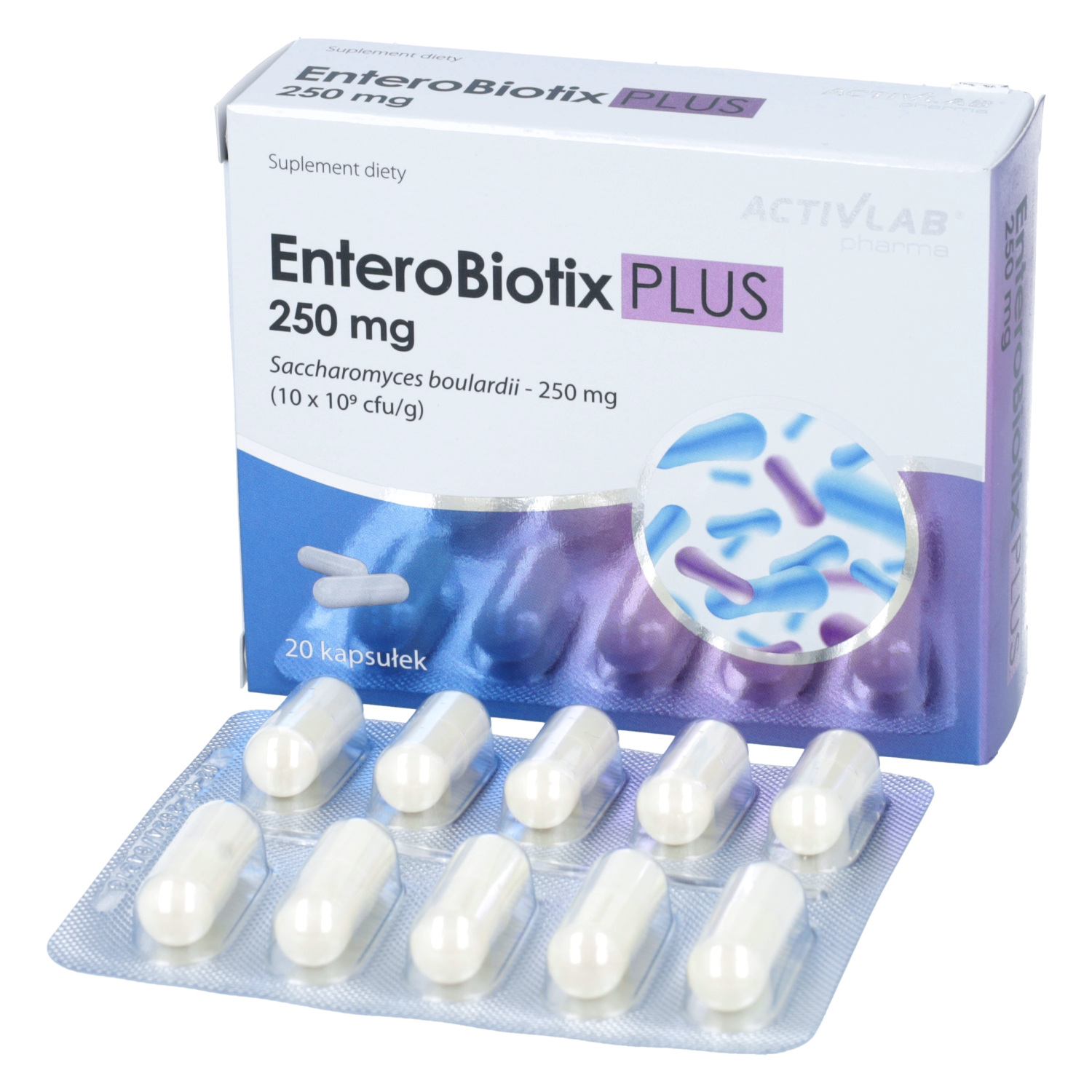 Activlab pharma enterobiotix plus, 20 kapsułek