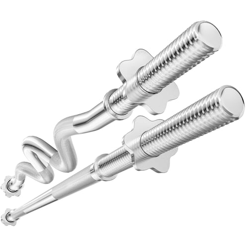 Hantelstangenset Langhantelstange und Super SZ-Curlstange