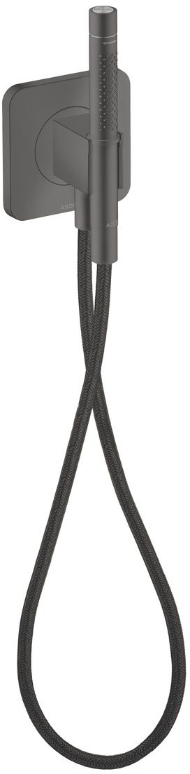 Axor Citterio C przyłącze węża z uchwytem ścienny czarny chrom szczotkowany 49626340