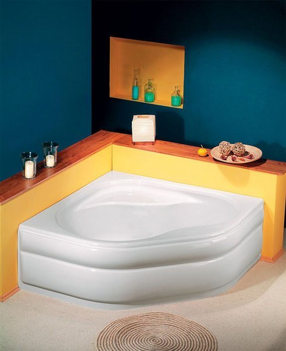 Polysan Edera wanna narożna 152x152 cm biała 91111