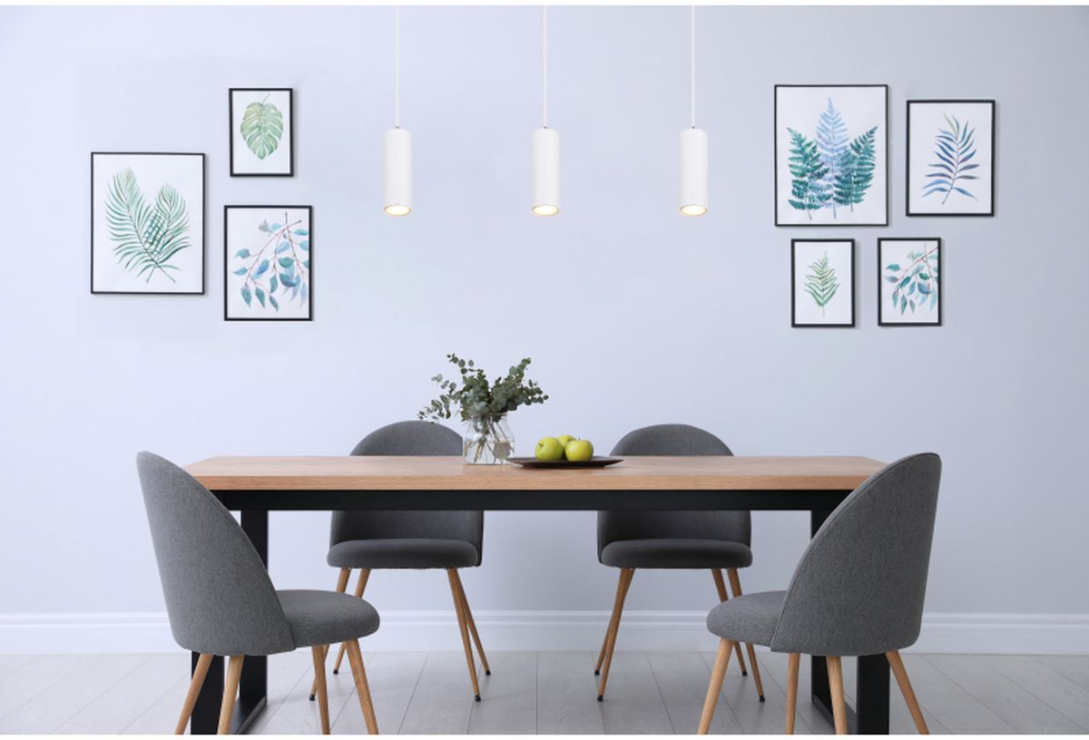 Globo Lighting Robby lampa wisząca 1x35W biała 57911HW