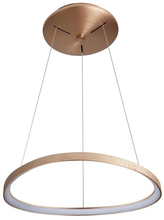 Italux Morfi lampa wisząca 1x48 W brązowe złoto szczotkowane 5355-848ROP-GB-3