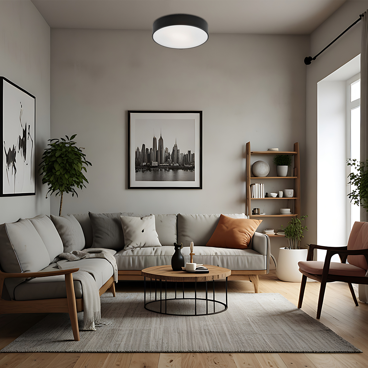 Argon Darling plafon 3x15W czarny 1186