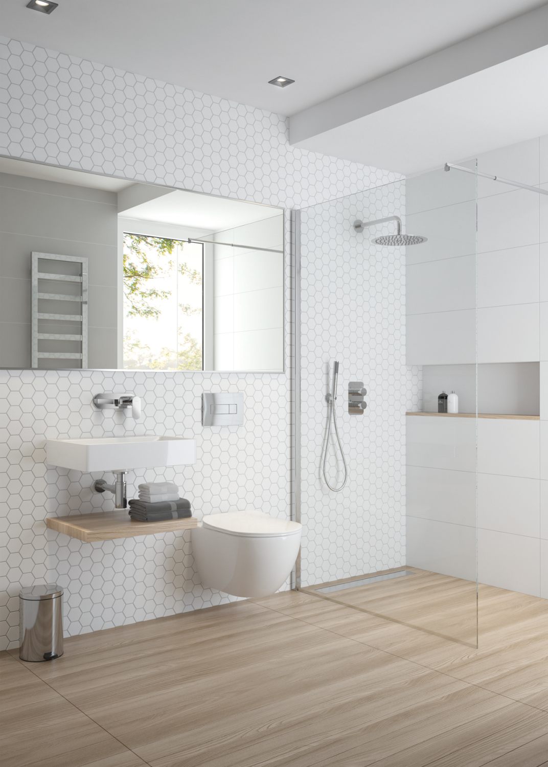 Deante Round słuchawka prysznicowa chrom NOR_051S