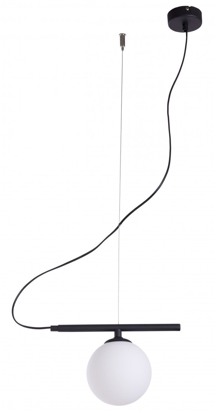 Aldex Beryl lampa wisząca 1x10 W czarna 1006G1