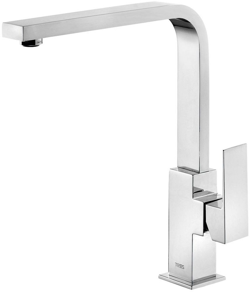 Tres Cuadro-Tres bateria umywalkowa stojąca chrom 1.06.604