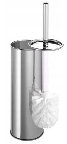 Bisk Niagara szczotka toaletowa stojąca chrom 00176 - Wysyłka w 24h