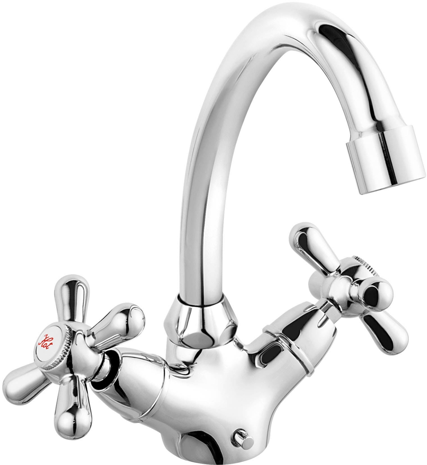 Ferro Retro bateria umywalkowa stojąca chrom XR2 - Wysyłka w 24h