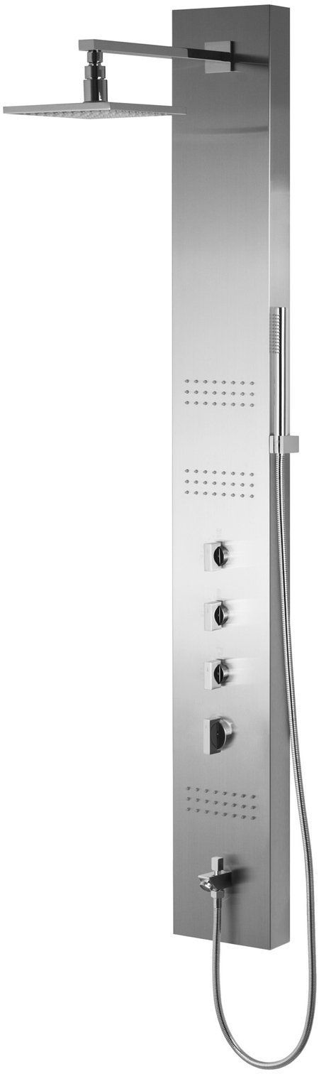 Corsan Neo panel prysznicowy ścienny LED stalowy 605705