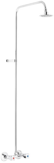 KFA Armatura Standard zestaw prysznicowy ścienny z deszczownicą chrom 306-711-00