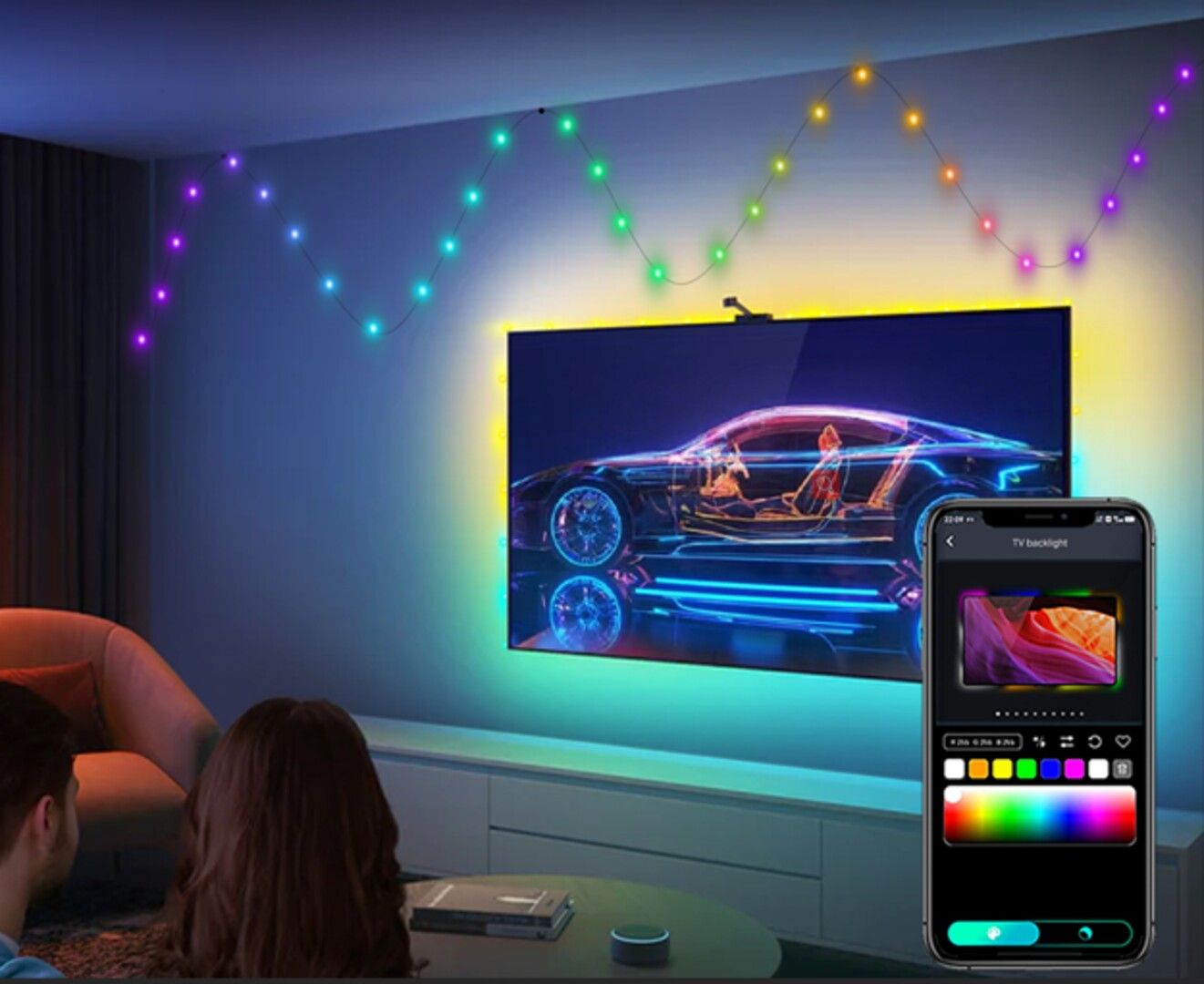 Rabalux Biri girlanda zewnętrzna 1x2,8 W biała 77123 - Wysyłka w 24h