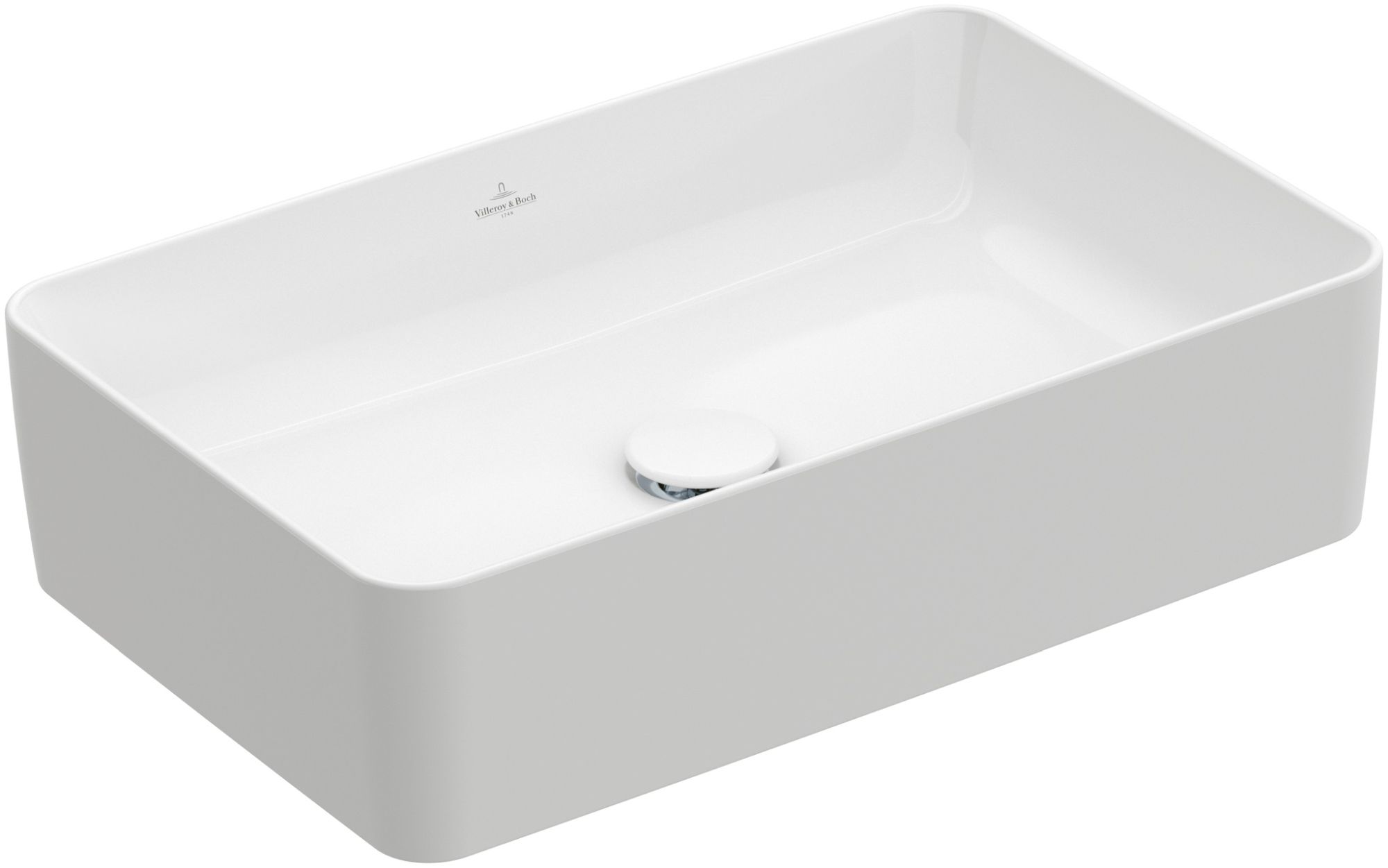 Villeroy & Boch Collaro umywalka 56x36 cm nablatowa prostokątna CeramicPlus Weiss Alpin 4A2056R1 - Wysyłka w 24h
