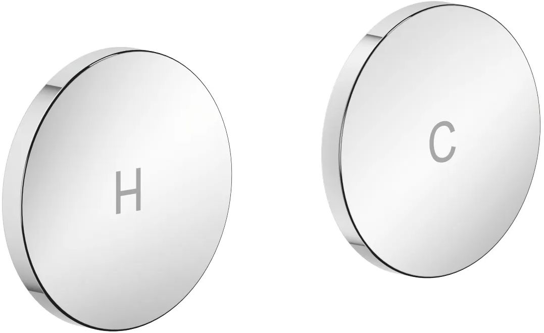 Dornbracht Cyo zestaw nakładek na uchwyt baterii woda zimna/ciepła chrom 11285811-00