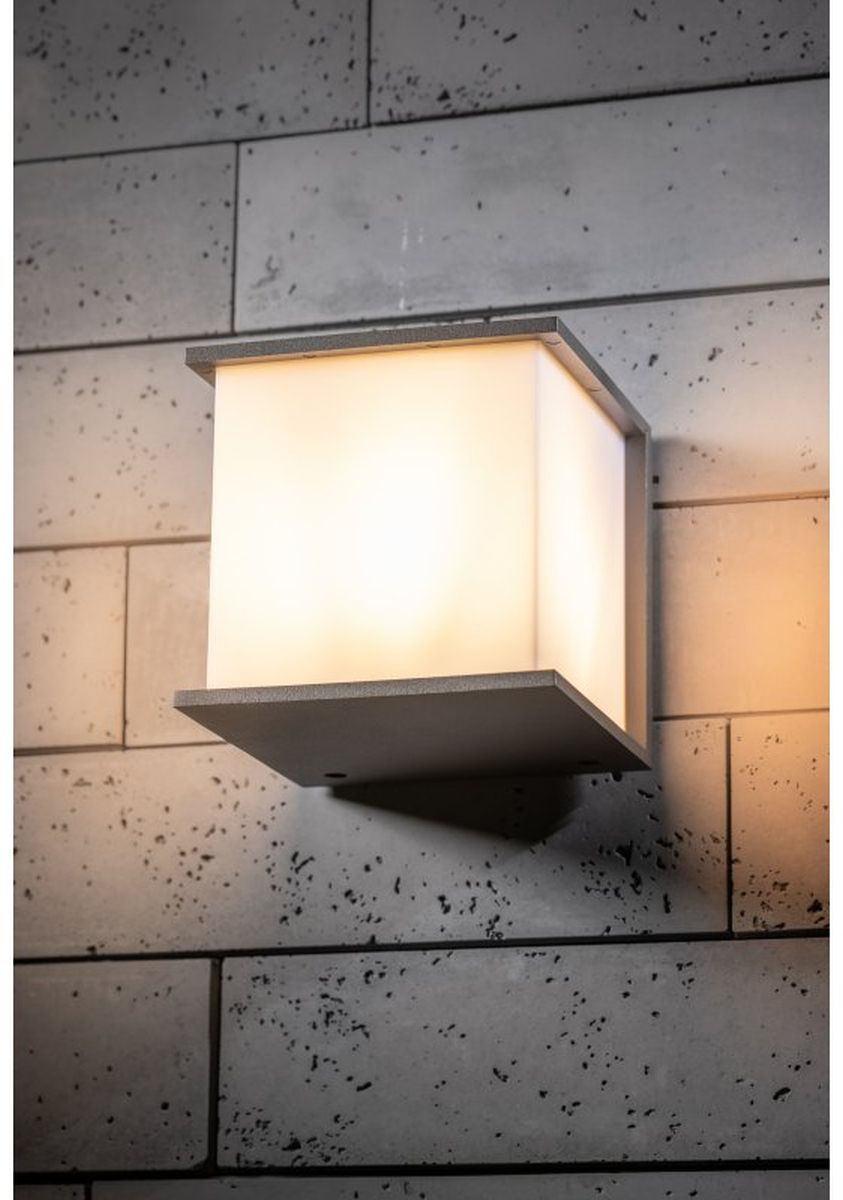 GTV Leo kinkiet zewnętrzny 1x18 W grafitowy OS-LEOE27G-30