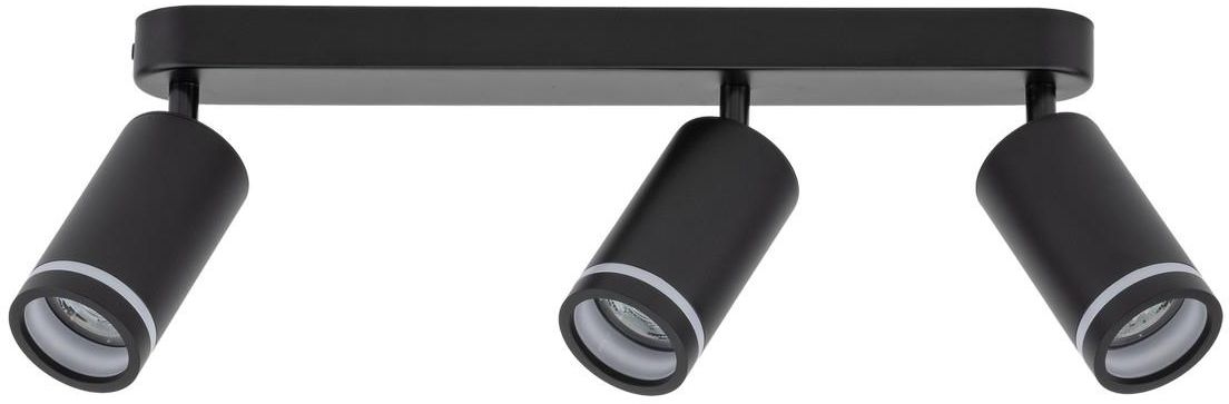 TK Lighting Jet lampa podsufitowa 3x10W czarny 6914