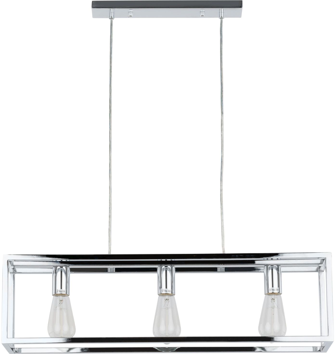 Italux Sigalo lampa wisząca 3x60 W chrom MD-BR4367-D3 CH