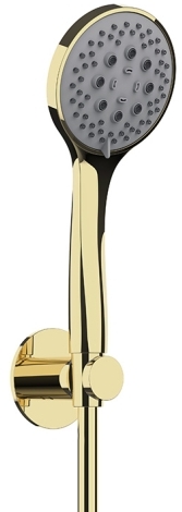 Herzbach Living zestaw prysznicowy ścienny złoty 30.914200.1.03