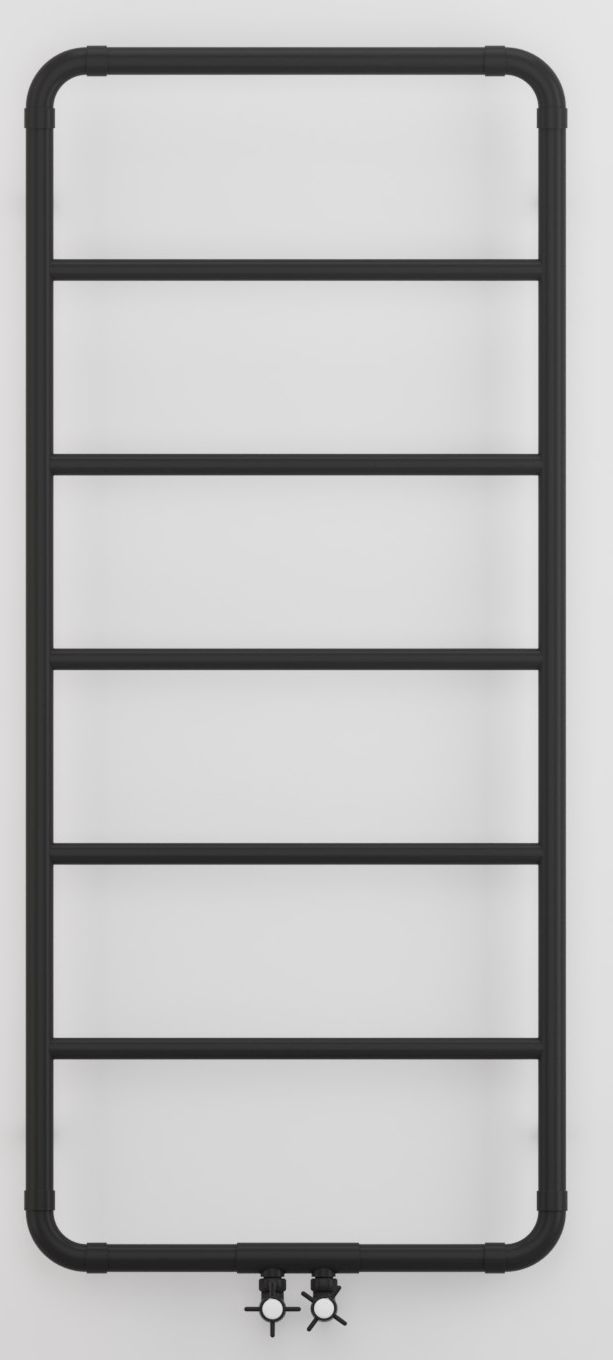 Imers Art grzejnik łazienkowy dekoracyjny 120x53 cm czarny G00253012005