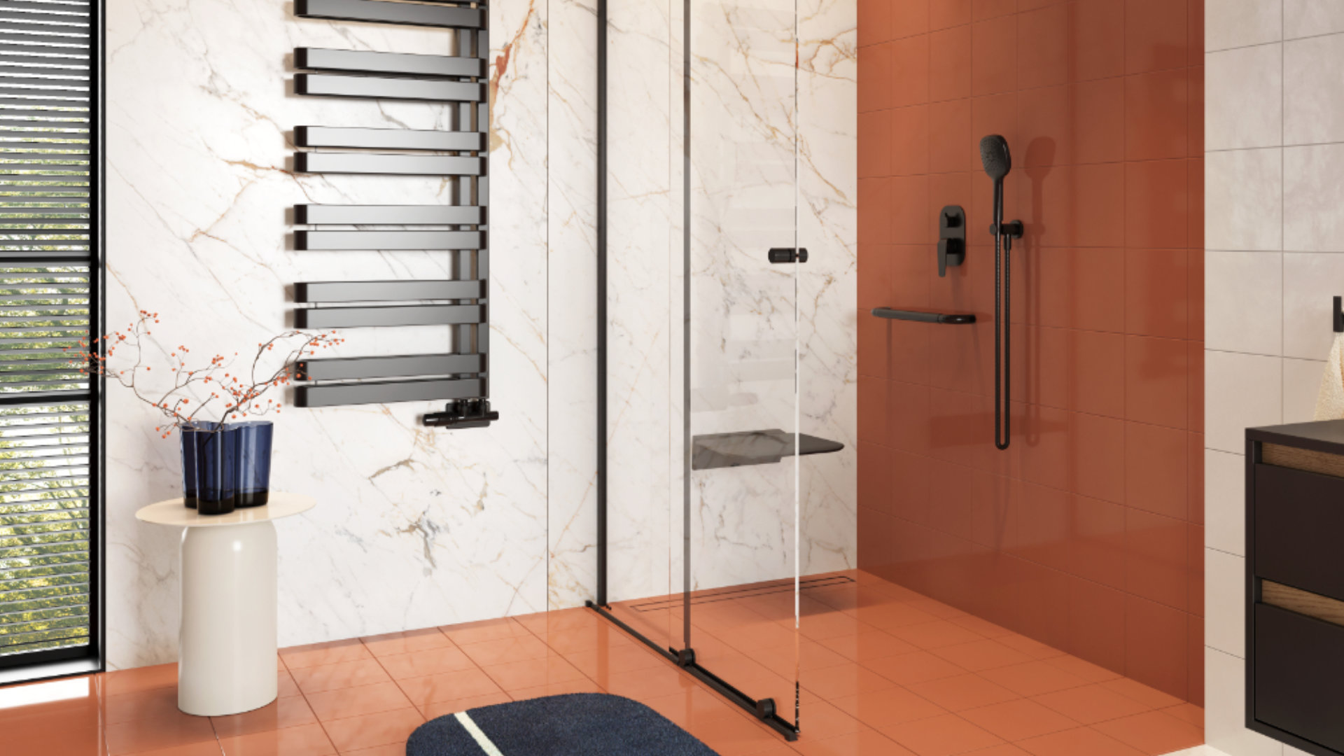 Excellent Stilio odpływ liniowy 60 cm czarny mat INEX.1515.600.P.BL