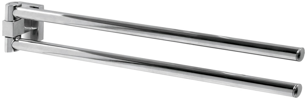 Bisk Arktic wieszak na ręcznik dwuramienny chrom 01462