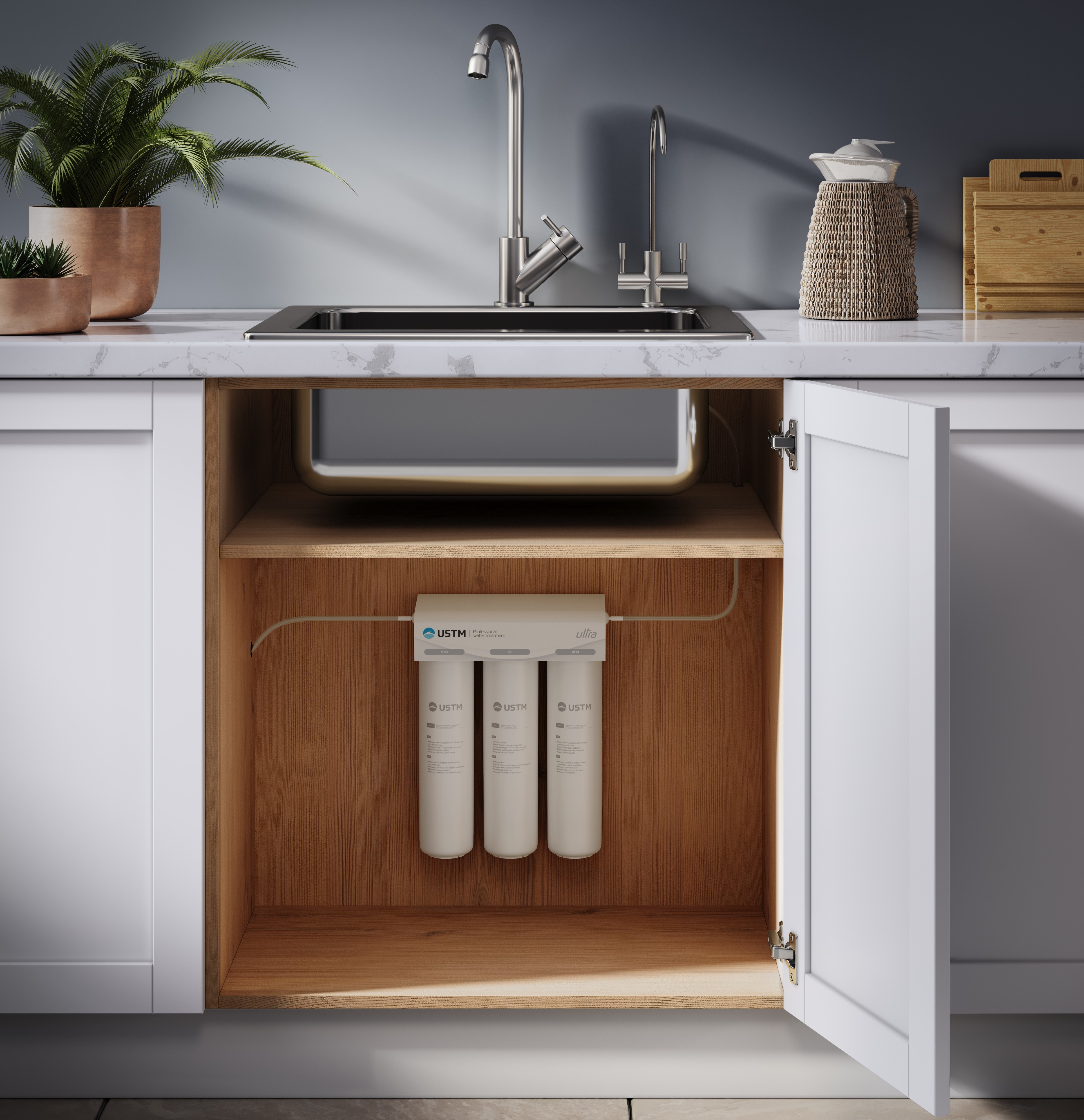 USTM Ultra filtr podzlewozmywakowy ULTRABLACKSTYLE