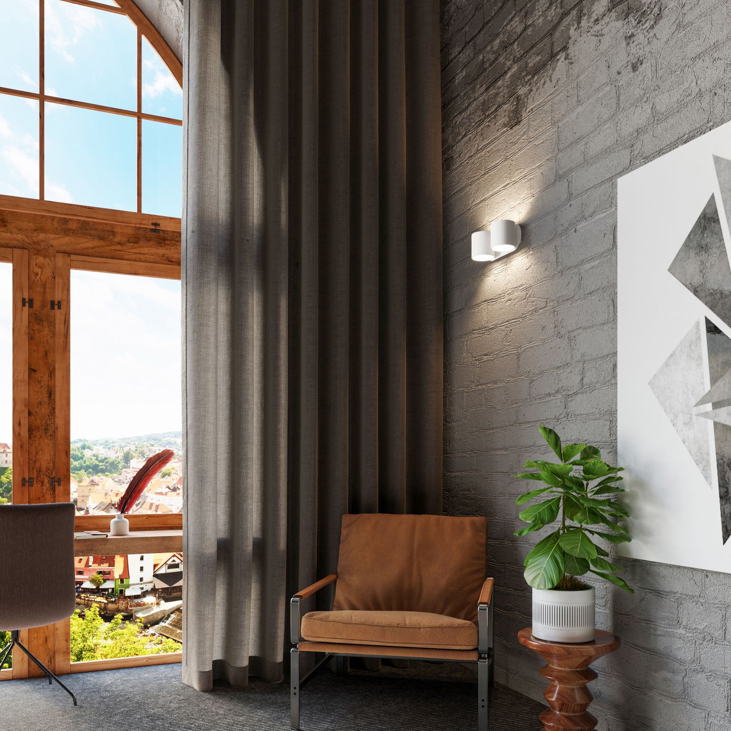 Sollux Lighting Orbis kinkiet 2x40W biały SL.0659