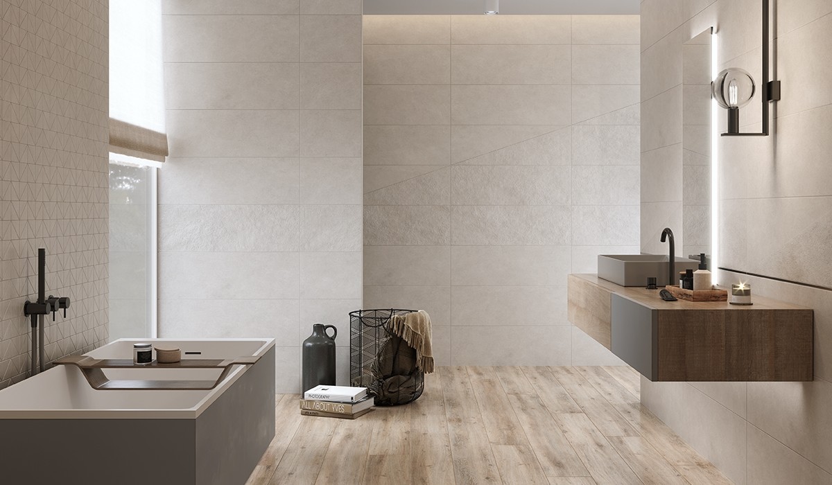 Opoczno Keep Calm Grey Matt płytka ścienna 29x89 cm szary mat