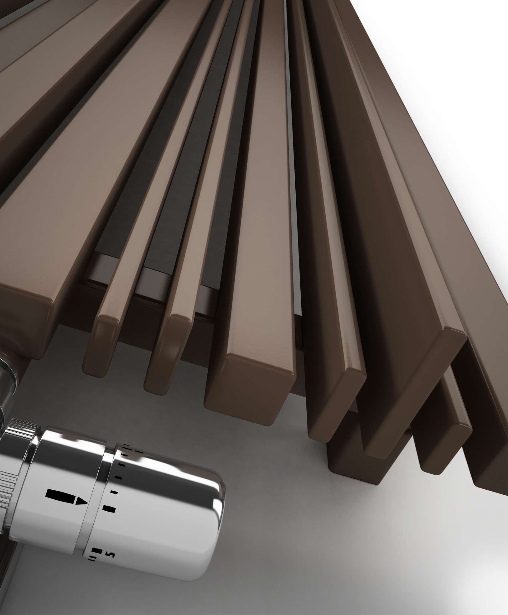 Terma Sherwood V grzejnik łazienkowy dekoracyjny 130x33 cm biały mat WGSTV130033KJ16Z1