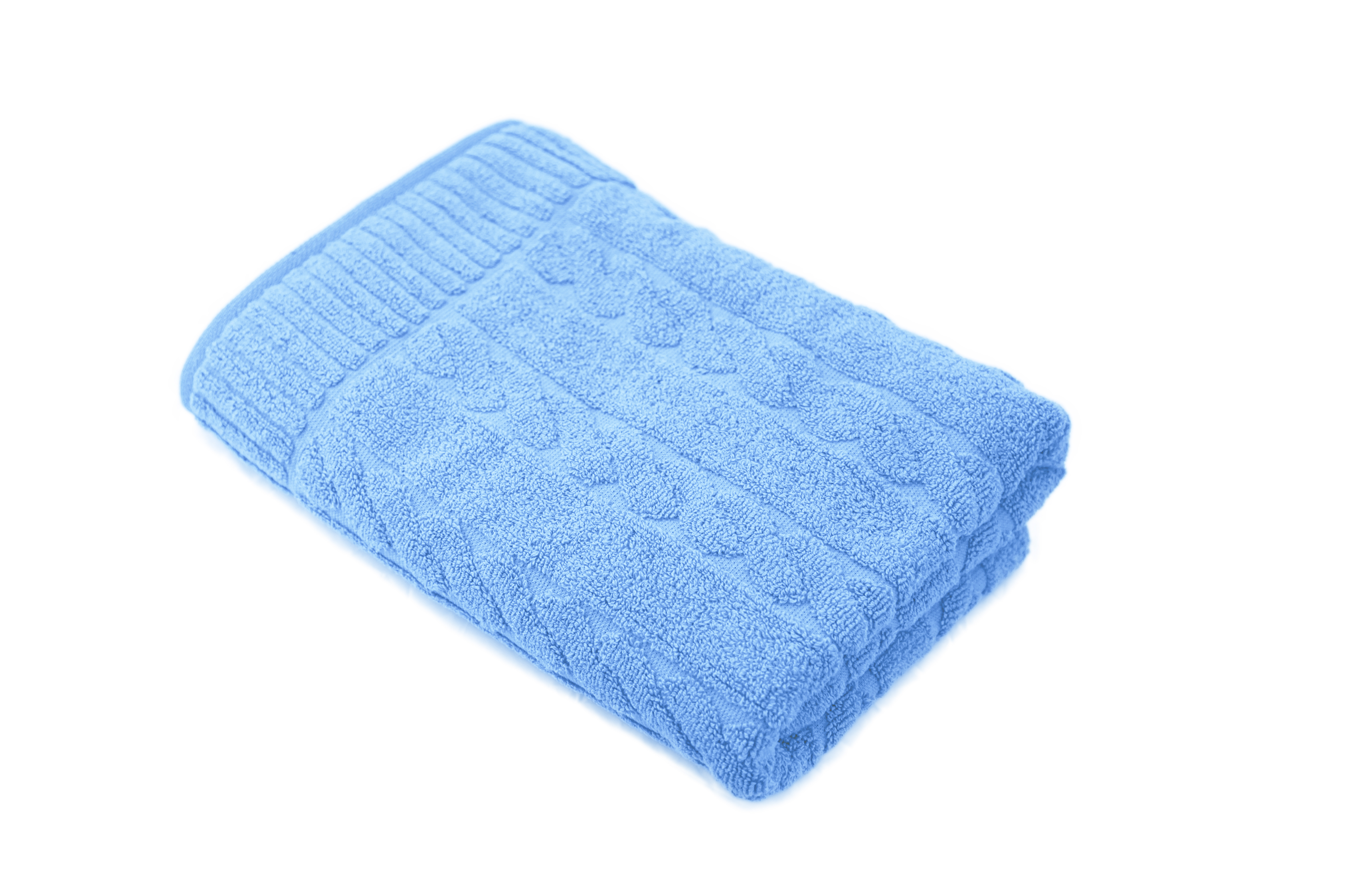 Texpol Skandynawski ręcznik łazienkowy 50x90 cm bawełna 500 g niebieski jasny jeans - Wysyłka w 24h