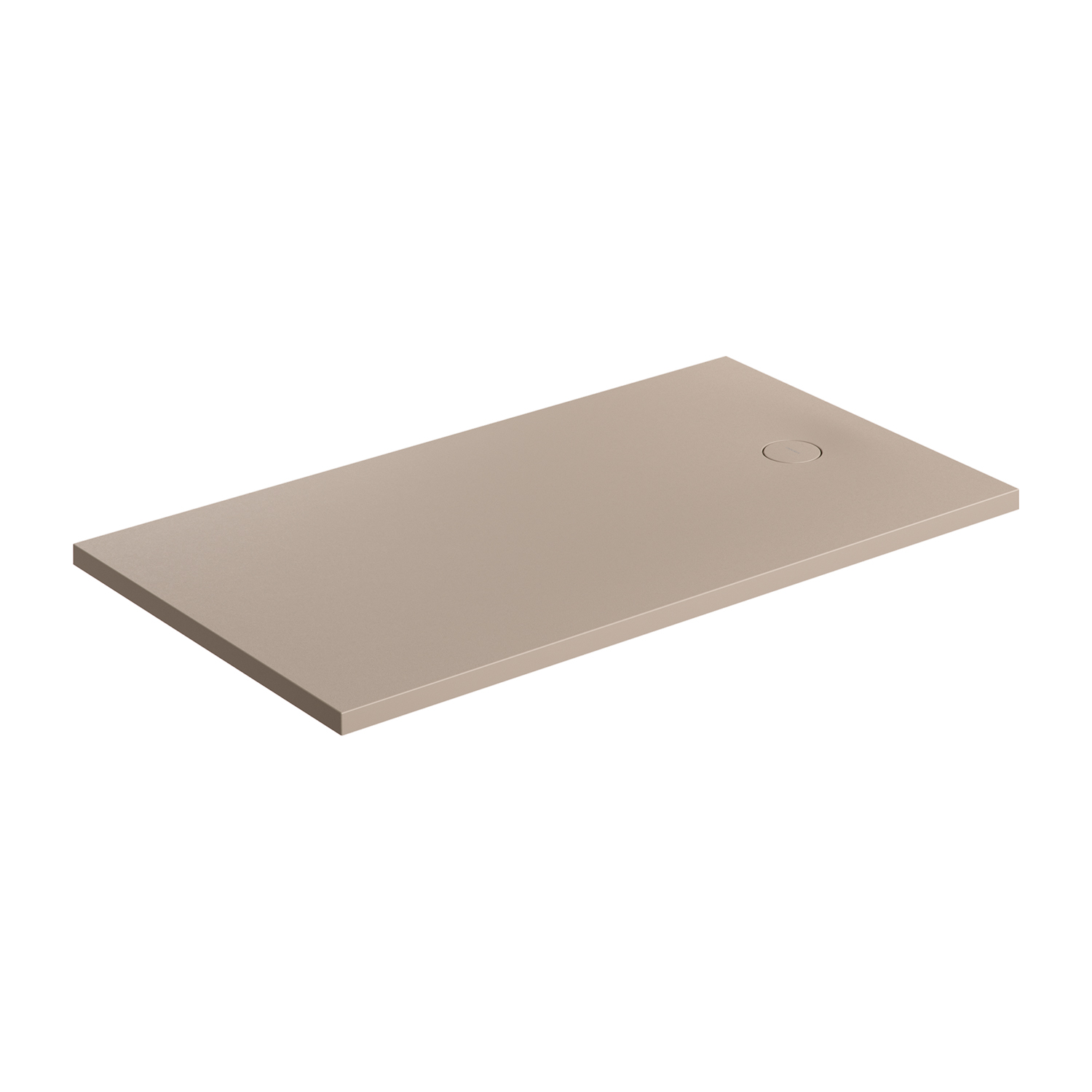 Omnires Aquarock brodzik prostokątny z maskownicą 140x90 cm dune beige mat AQUAROCK90-140DB
