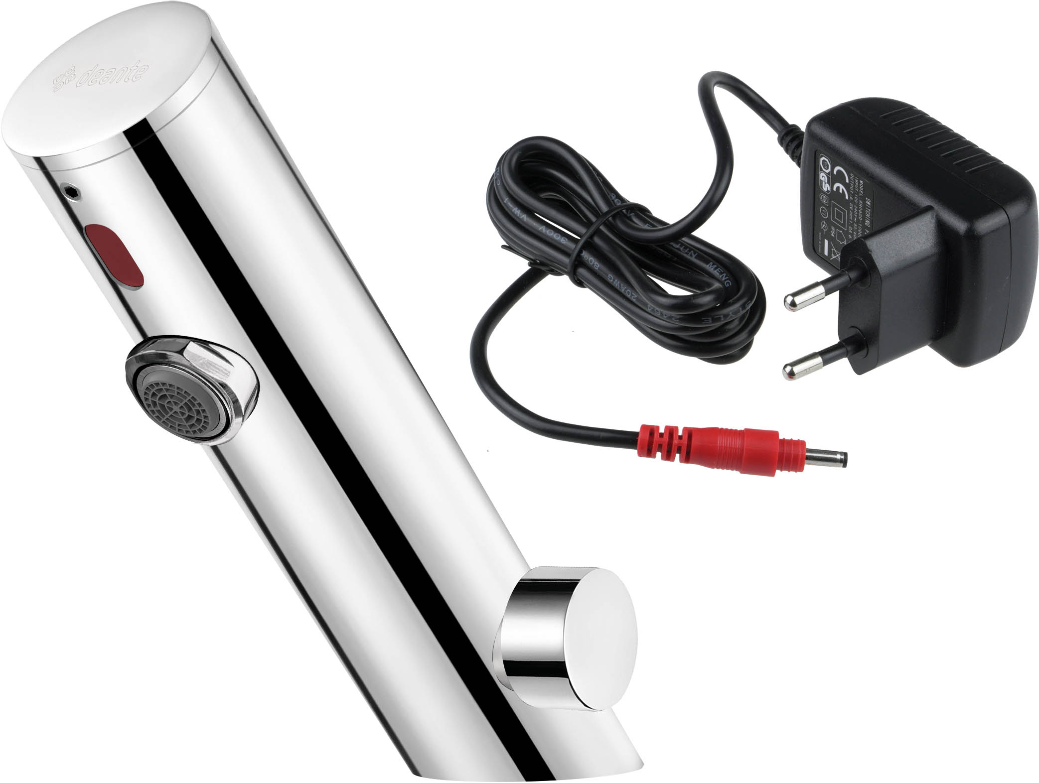 Deante Sense bateria umywalkowa stojąca elektroniczna stal BQR_P29V