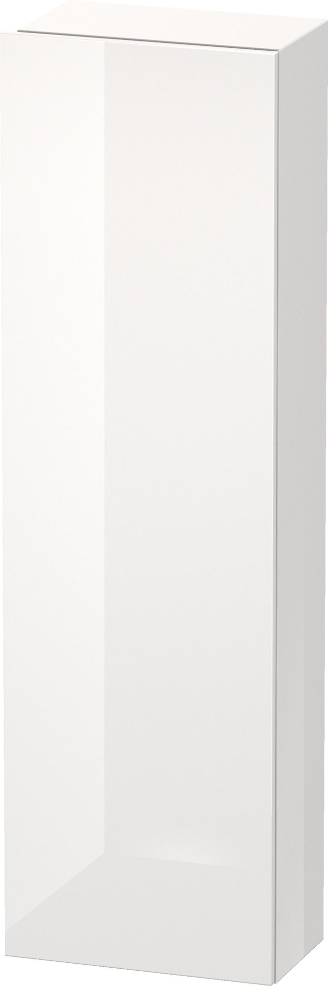 Duravit DuraStyle szafka boczna 140 cm wysoka wisząca prawa biały połysk DS1218R2222