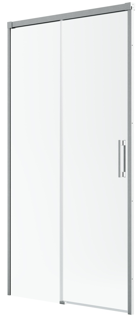 Radaway Idea Brushed Nickel DWJ drzwi prysznicowe 110 cm wnękowe prawe nikiel szczotkowany/szkło przezroczyste 387015-91-01L