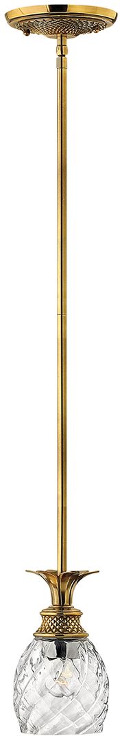 Elstead Lighting Plantation lampa wisząca 1x60 W oksydowany mosiądz HK-PLANTATION-MP-BB