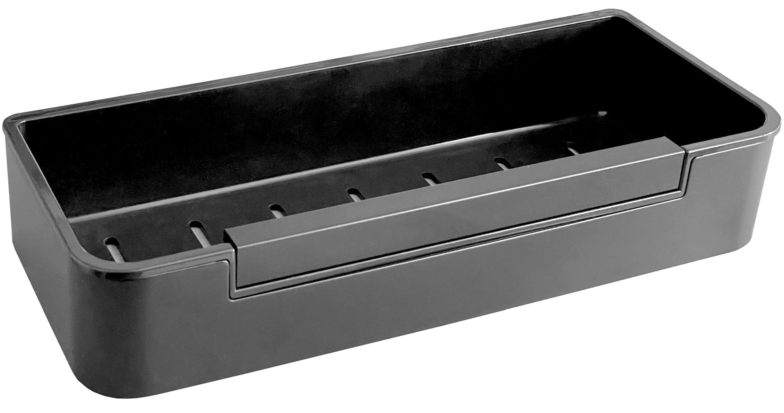 Stella koszyk łazienkowy ze ściągaczką ścienny czarny mat 16.069-BB