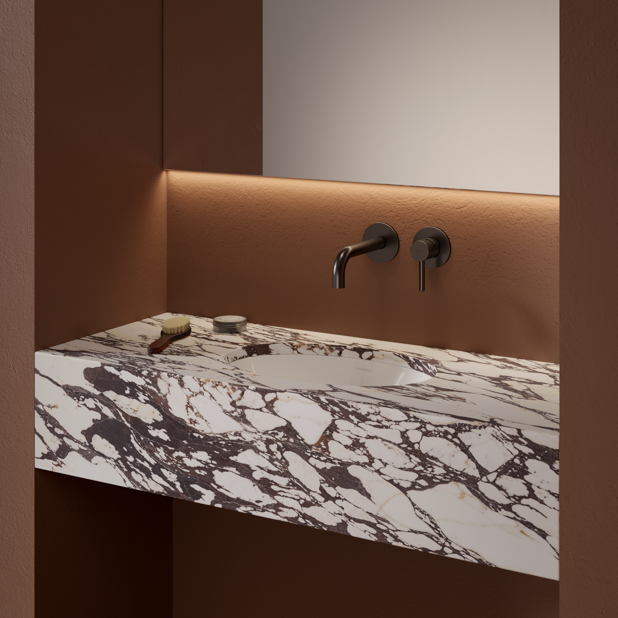 Omnires Shell M+ umywalka podblatowa biały połysk SHELL380UPBP - Wysyłka w 24h