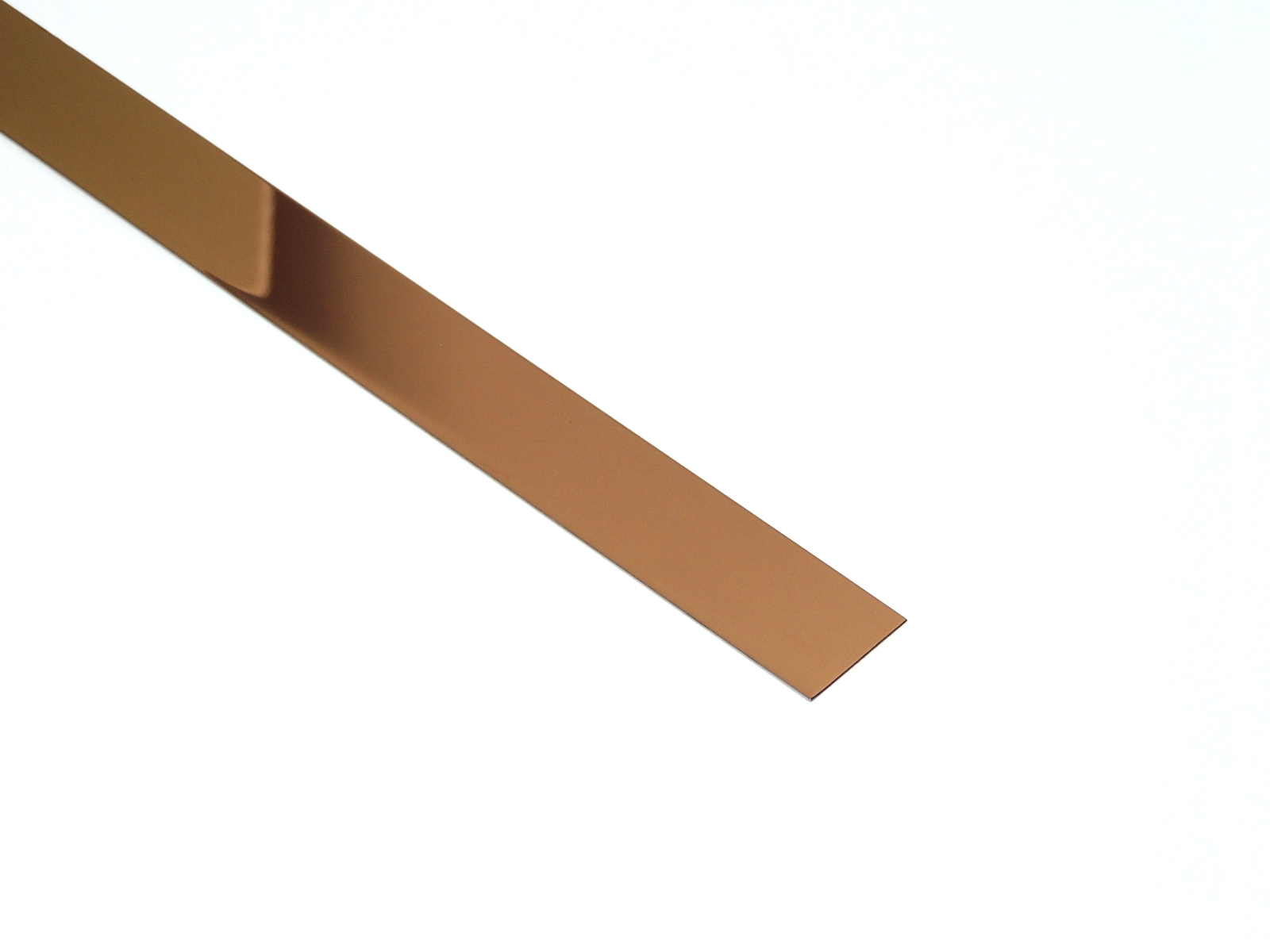 Profil Decor listwa do glazury płaskownik 2x270 cm stal nierdzewna brązowy poler